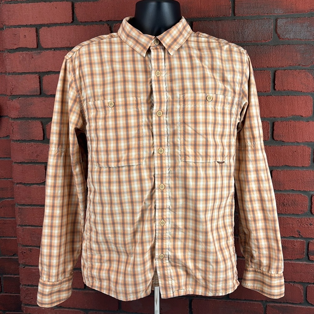REI Coop Shirt Mens Medium Checkered Button Up‎